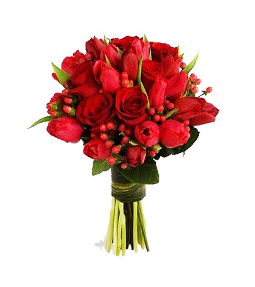 Bouquet de Tulipanes y Rosas